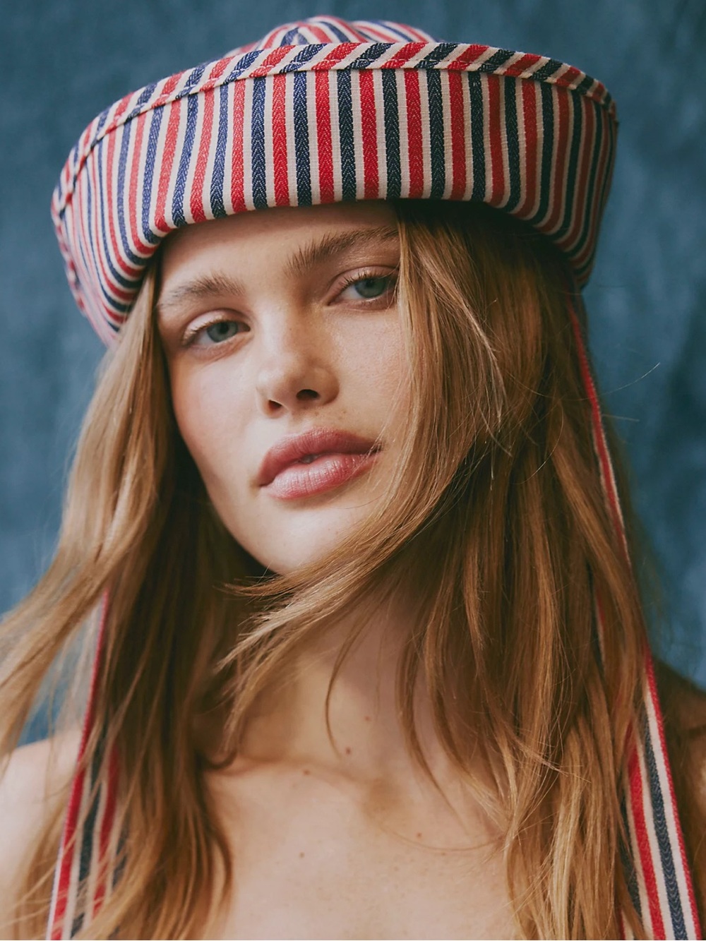 Free People Striped Sailor Bucket Hat | NWT